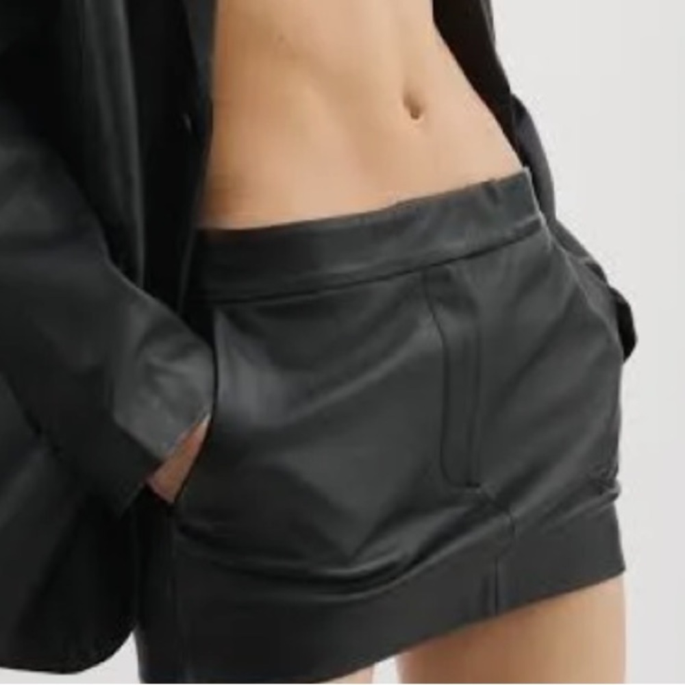 Lamarque INAYA | LEATHER MICRO MINI SKIRT